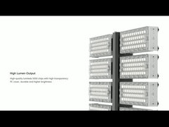 AC90 - o campo de esportes do diodo emissor de luz 305V ilumina luzes Rotatable do estádio de futebol