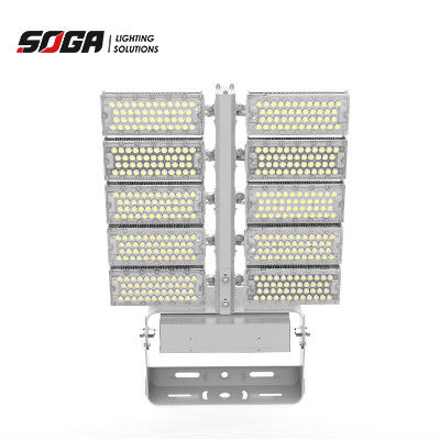 Iluminação desportiva, dissipação de calor perfeita, suportes de aço inoxidável 0-10V
